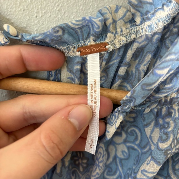 Free People Merrie Mixed Print Tunic In Lilac Size small - Picture 6 of 10